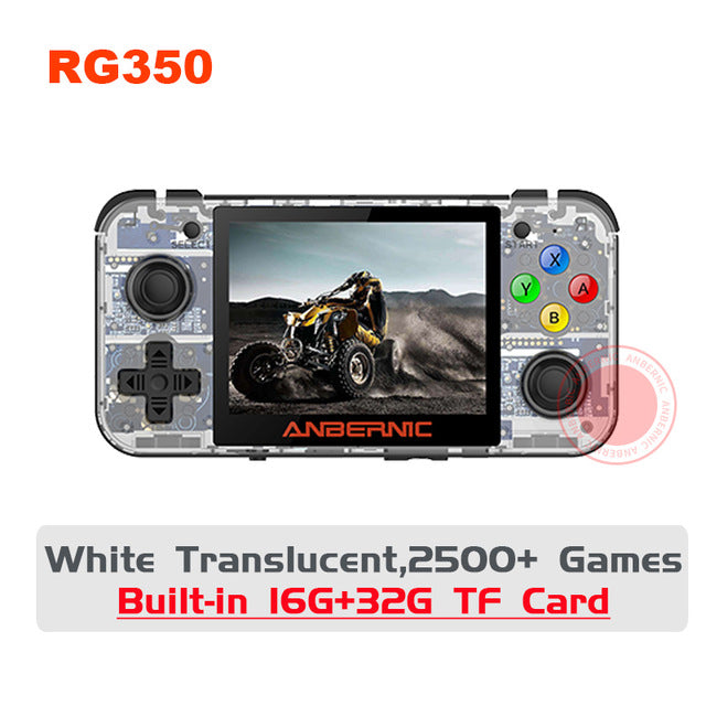 ANBERNIC RG350 IPS Retro Games 350 Video games Upgrade game console 64bit opendingux HDMI TV 2500+ games RG350 PS1 Emulators 16G