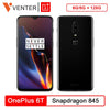 Original Oneplus 6T 6 T 8GB 128GB Snapdragon 845 19.5:9 Full Screen In Display Fingerprint ID 6.41" 20MP OxygenOS SmartPhone