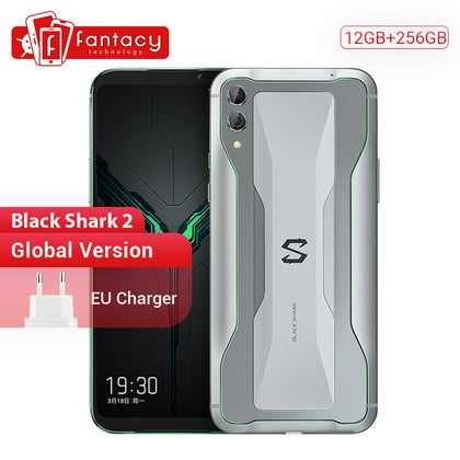Global Version Xiaomi Black Shark 2 12GB 256GB Game Phone Snapdragon 855 Octa Core 6.39" AMOLED Display SmartPhone 48MP Camera