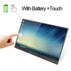 15.6inch Battery Touch Portable Monitor USB C HDMI touch screen monitor for Samsung DEX,Huawei EMUI, Laptop,Switch,PS4