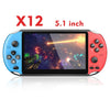 DATA FROG 4.3/5 inch Double Rocker Handheld Game Console Support TV Output X12 Retro Portable Handheld Video Game Console