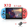 DATA FROG 4.3/5 inch Double Rocker Handheld Game Console Support TV Output X12 Retro Portable Handheld Video Game Console