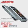 ANBERNIC RG350M Retro Games Aluminum Alloy IPS Screen PS1 gift Video Games console Emulators Handheld Game Player RG351 HDMI TV