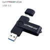 New Usb 3.0 Wansenda OTG USB flash drive for SmartPhone/Tablet/PC 8GB 16GB 32GB 64GB 128GB 256GB Pendrive High speed pen drive