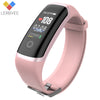 Lerbyee Sport Fitness Tracker M4 Smart Heart Rate Monitor Bracelet Calories Waterproof Smart Band Fashion Watch for iOS Android