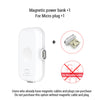 Banco de energía magnético PZOZ para iPhone Micro USB tipo C 1200mAh Mini cargador magnético banco de energía para iPhone iPad Xiaomi Huawei Phone