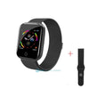 Fashion Stainless Steel Smart Watch Women Men Electronics Sport Wrist Watch For Android IOS Square Smartwatch Smart Clock Hours