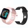 Fashion Stainless Steel Smart Watch Women Men Electronics Sport Wrist Watch For Android IOS Square Smartwatch Smart Clock Hours