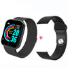 Fashion Stainless Steel Smart Watch Women Men Electronics Sport Wrist Watch For Android IOS Square Smartwatch Smart Clock Hours