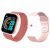 Fashion Stainless Steel Smart Watch Women Men Electronics Sport Wrist Watch For Android IOS Square Smartwatch Smart Clock Hours