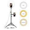 10" LED Ring Light Photographic Selfie Ring Lighting with Stand for Smartphone Youtube Makeup Video Studio Tripod Ring Light